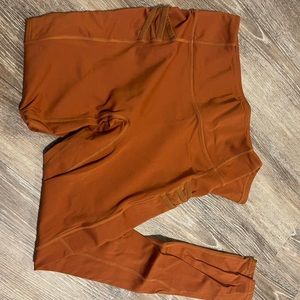 Burnt orange Fabletics leggings